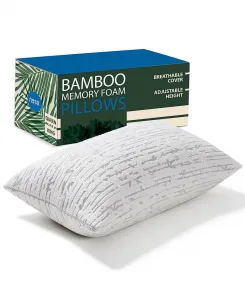 Регулируемая подушка из измельченной пены с эффектом памяти, стандартный/полуторный размер Nestl, белый