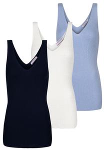 Вязаный топ Felix Hardy, цвет Light blue/Dark blue/White