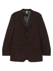 Пиджак с тремя пуговицами и лацканами с вырезом Sunflower, коричневый