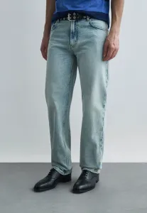 Брюки с карманами, джинсы свободного кроя Emporio Armani, Light Blue Denim