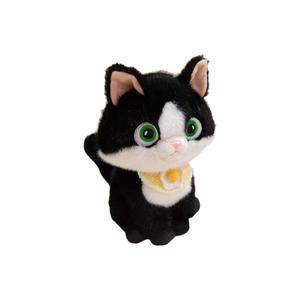 MIANHUIYI Милый и очаровательный плюшевый котенок Black Cat Small Coal Ball, высота 35см/45см