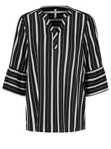 Блузка Sublevel, черный/белый