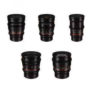 Комплект объективов Rokinon Cine DS 5 с креплением MFT