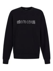 Roberto Cavalli толстовка с логотипом, черный