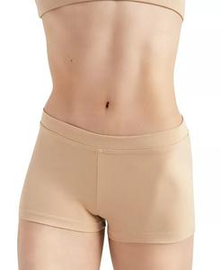 Шорты Boy Cut с низкой посадкой Capezio, коричневый/бежевый