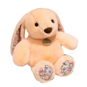 Очаровательные бегающие кролики плюшевые куклы высота 38 см OU DI PIG, оранжевый