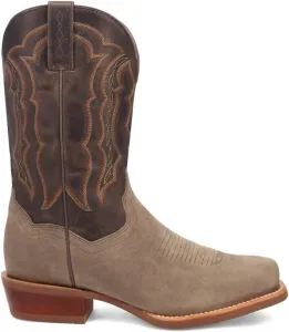 Мужские повседневные сапоги Dan Post Creed с вышивкой, квадратный носок, сапоги средней длины - коричневые, серый