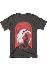 Леденящие душу приключения Сабрины Сабрина и Салем футболка с коротким рукавом для взрослых Gildan, цвет charcoal