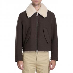 AMIPARIS Парижская куртка с длинными рукавами на молнии, Brown