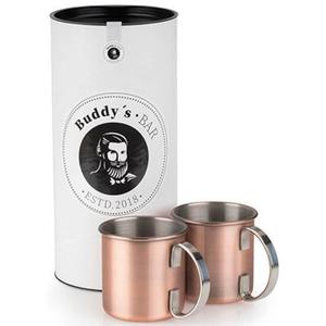 Стакан Buddy Buddy´s Bar Moscow Mule, 450 мл, высококачественная нержавеющая сталь, медь антик Buddy'S, Kupferfarben/rot/braun/goldfarben