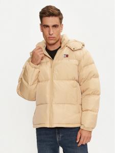 Пуховик свободного кроя Tommy Jeans, бежевый