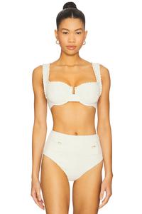 Klara балконет бикини верх Simkhai, ivory