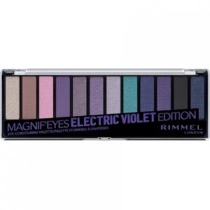 Палитра теней для век London Magnif'Eyes 008 Electric Violet 12 оттенков 15 мл Rimmel