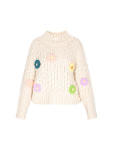 Женский свитер бежевого цвета IZIA