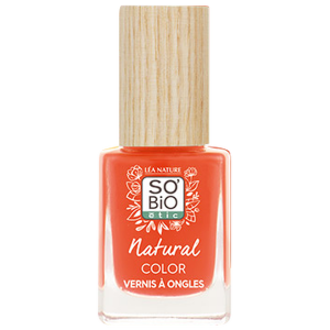 Лак для ногтей 30 оранжевый поп, 11 мл So'Bio Etic Natural color, цвет 30 orange pop