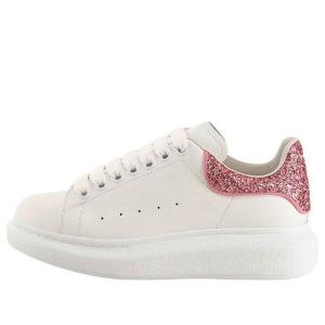 Кроссовки oversized sneaker 'beige pink glitter' Alexander Mcqueen, бежевый