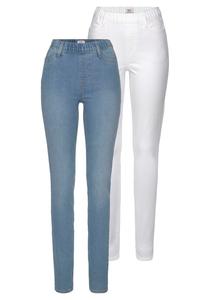 Джеггинсы FLASHLIGHTS Skinny Jeggings, цвет blue/white