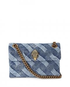 Миниатюрная мягкая сумка Kensington KURT GEIGER LONDON, цвет Blue