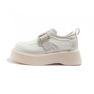 BEIER Лоферы женские, белые, серебристые