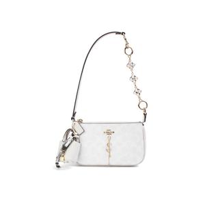 COACH Нолитская искусственная кожаная сумка через плечо малая женская белая, Zuan Yu Qing Yin