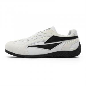 Kinglake Мужские белые низкие повседневные кроссовки с устойчивым к истиранию покрытием, цвет White