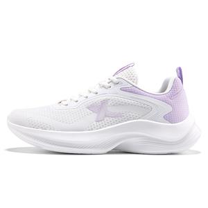 XTEP Прочные дышащие кроссовки с низким верхом для повседневного бега, женские, белые, фиолетовые