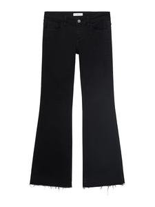 Расклешенные джинсы MANGO TEEN, черный