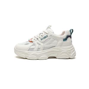 Дышащие и легкие низкие массивные кроссовки для женщин JOSINY, Green