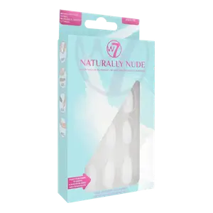 Искусственные ногти-стилеты W7 Naturally Nude, 24 шт/1 упаковка