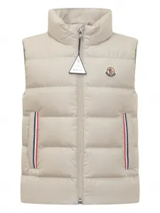 Стеганый жилет Buang Moncler Enfant, нейтральный