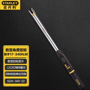 Динамометрический ключ с цифровым дисплеем Stanley, угловой динамометрический ключ, динамометрический ключ с храповым механизмом, 17-340 Нм SDA-340-22