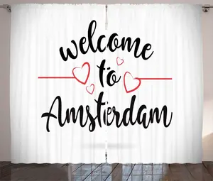 Штора ABAKUHAUS Amsterdam Rustic, с привлекательным базовым узором, универсальная ленточная штора для гостиной с петлями и крючками, 280 x 225 см, цвет: темно-коралловый серый Abakuhaus