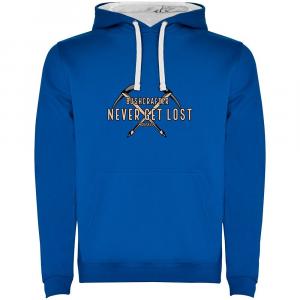 Худи Kruskis Never Get Lost Bicolor, синий