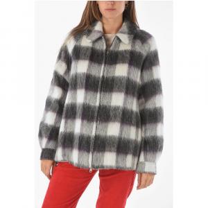 Двухцветная рубашка с узором «тартан» и застежкой-молнией Woolrich, Multicolor