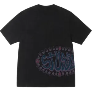 SS25 WAVE OVAL TEE PIGMENT DYED футболка Unisex Stussy, elm tree color