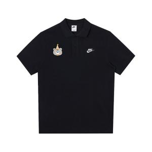 Nike Спортивная поло мужская black