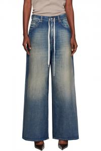 Джинсы с широкими штанинами Mm6 Maison Margiela, синий