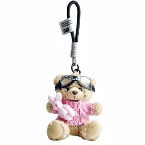 Очаровательный милый плюшевый кулон в виде медвежонка, высота 10см Whoops, светло-розовый/розовый