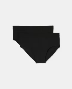 Комплект из 2 мужских однотонных трусов Dustin, черный