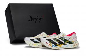 Adidas Кроссовки Adizero Adios Pro 4 с антискользящим покрытием, износостойкие, низкие, унисекс, цвет: черный, белый, желтый, зеленый