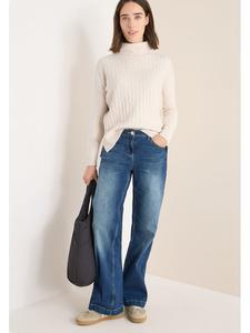 Cecil Кремовый свитер с высоким воротником