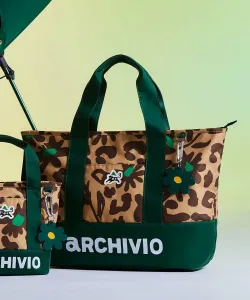 Бостонская сумка с леопардовым принтом Archivio, цвет Beige(119)