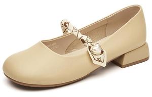 Туфли Мэри Джейн женские Kekafu, цвет Apricot