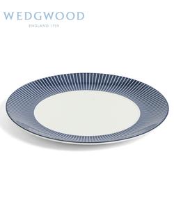 Тарелка Wedgwood Geo Blue, в полоску, 24 см