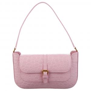 By Far Кожаная сумка Миранда из коровьей кожи розовая женская через плечо