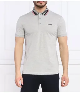 Полюс slim fit Boss Green, серый