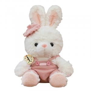 Милый и очаровательный плюшевый мишка в одежде зайчик кукла плюшевая игрушка высота 28см Julebaby