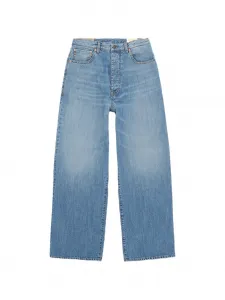 Широкие джинсы Jaron с вышивкой Fortela, синий