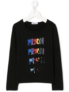Missoni Kids футболка с логотипом, черный