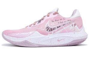 Nike Баскетбольные кроссовки Precision 6 Pain Of Love с мягкой подошвой и противоскользящим покрытием, розовые, унисекс